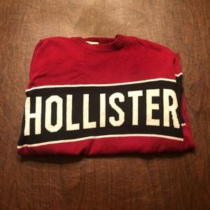 Hollister Sweater in Red and Black